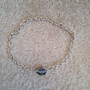 Return to Tiffany Oval Tag Necklace